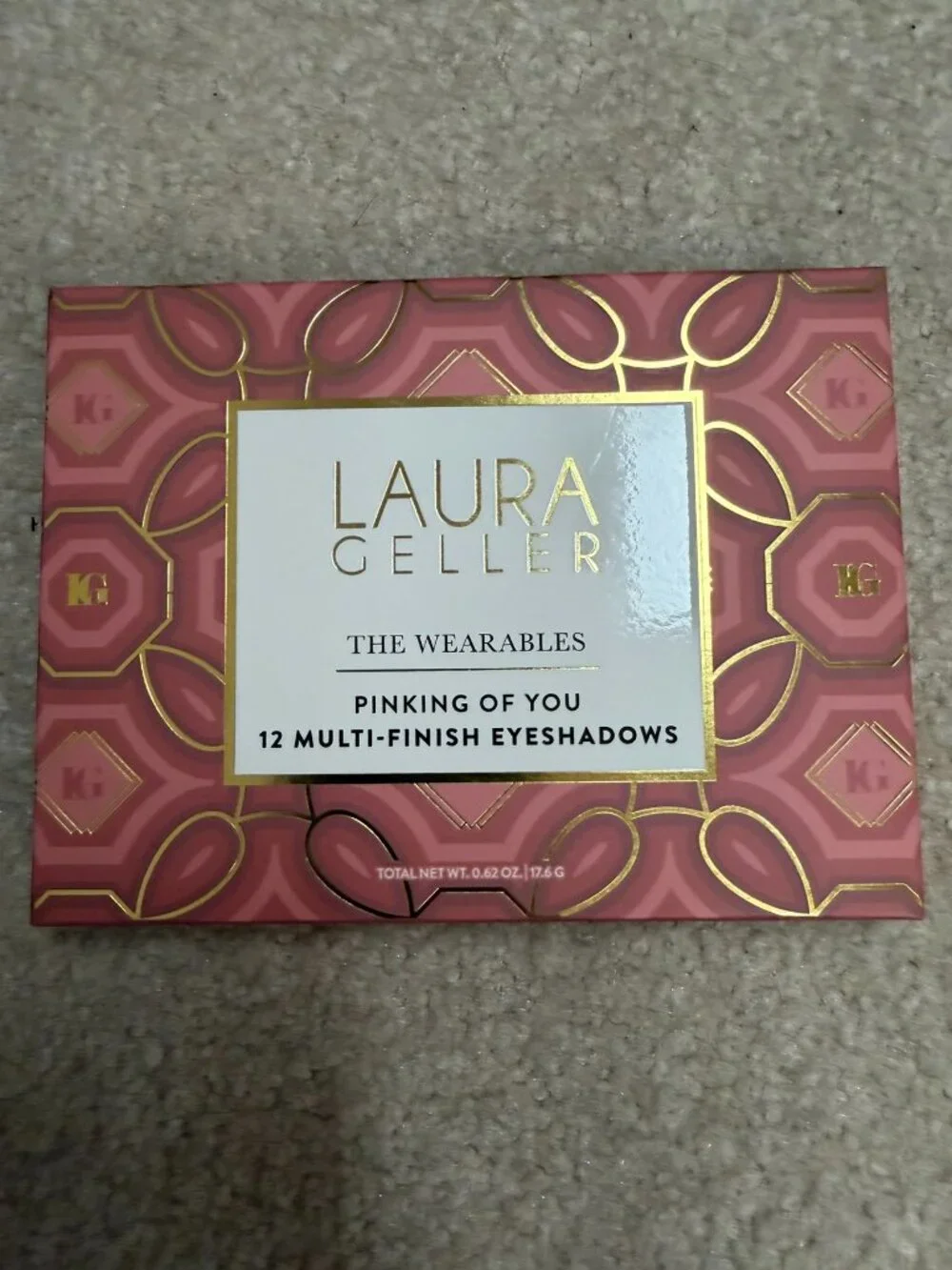 Laura Geller The Wearables Pink of You 12 Multi-Finish Eyeshadows Palette NIB